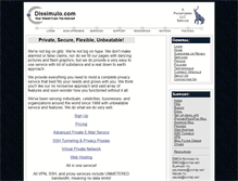 Tablet Screenshot of dissimulo.com